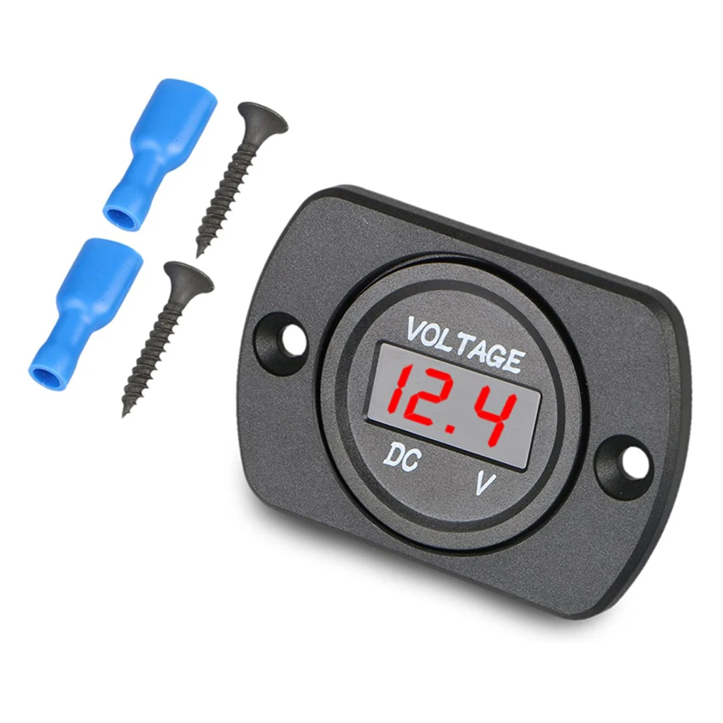 Amperometro Digitale 12v Voltmetro Digitale LED Per Moto E Auto 12V - Impermeabile, Antishock Con Display Blu E Allarme Bostar Voltmetro 12v - Foto 9