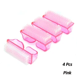 Deluxe Nail Art Tool Set with Brush Collection and Cuticle Pusher (Pink)