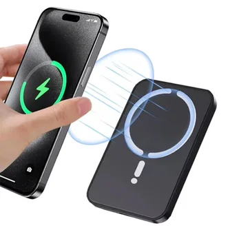Supporto Magnetico per Telefono da Auto con Caricatore Wireless per Bocchetta dell'Aria e GPS, Compatibile con Magsafe iPhone 17 16 15 14 13 12 Pro Max, Ricarica Rapida