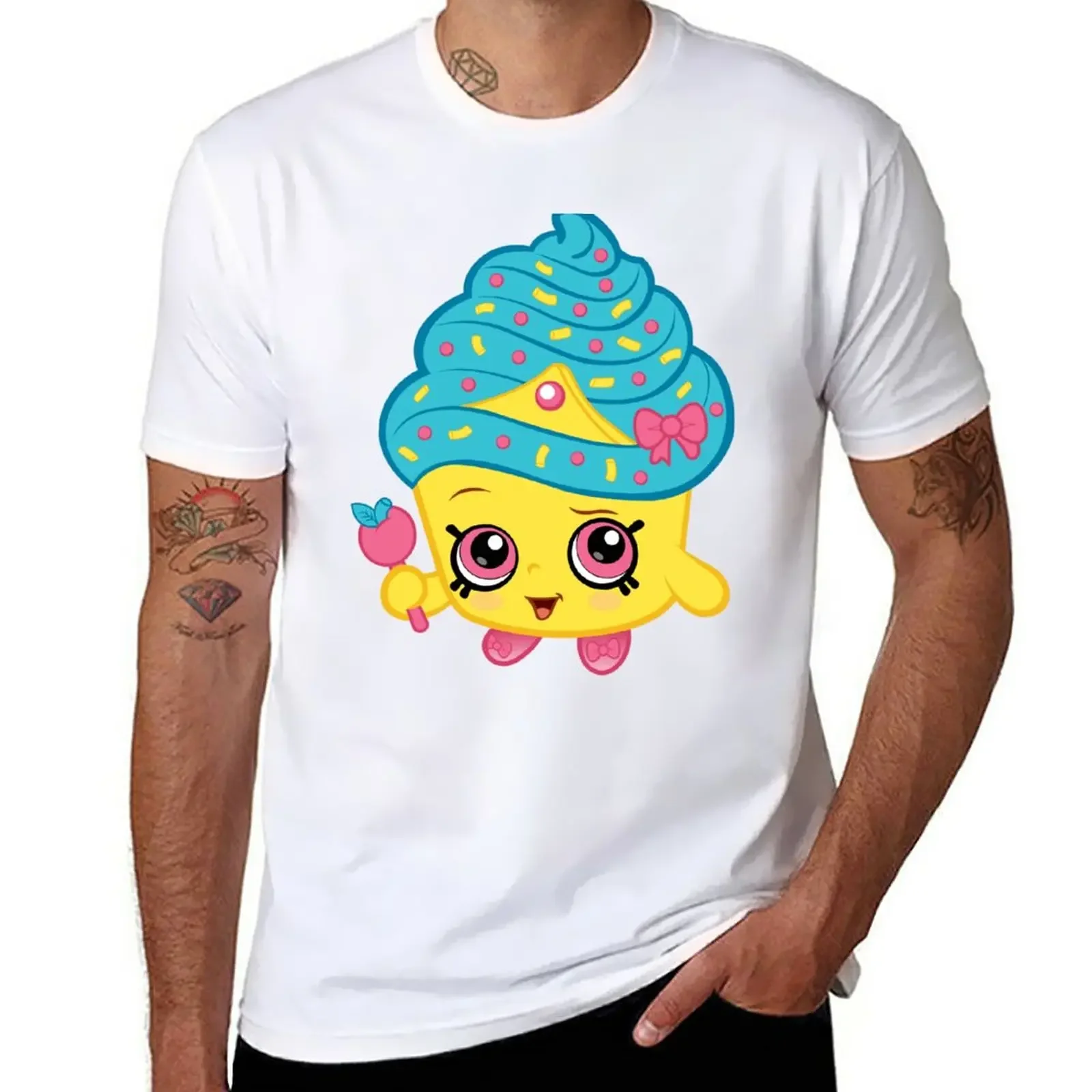 

Cupcake Queen T-Shirt vintage clothes tops blacks mens white t shirts