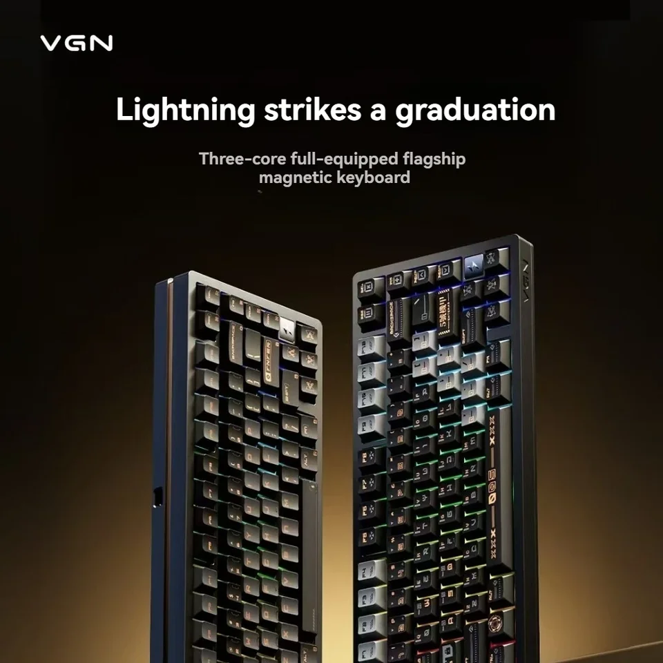VGN Flash75 Magnetic Keyboard Aluminum Shell Gasket Hot-Swap RGB