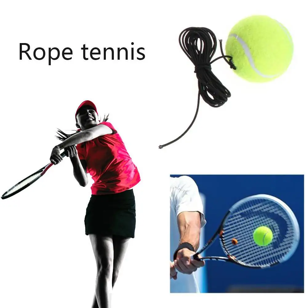Professional tennis training ball with elastic string bounce ball portable tennis training 1PCS tennis balls tennis trainer