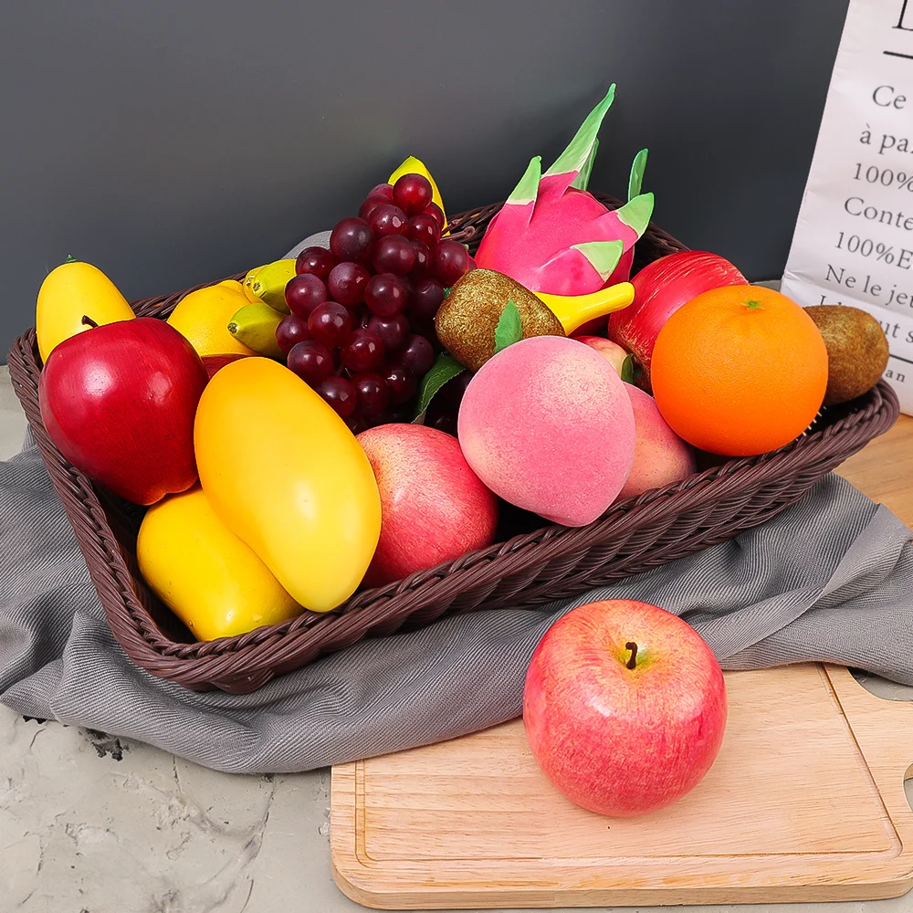 Set 17 Frutti Finti In Schiuma - Decorazione Casa E Oggetti Di Scena Per Foto - Foto 4