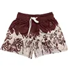 Summer New men short pant Skull Pattern Casual Shorts Street Hip Hop Fitness Polyester Fast Dry Breathable Embroidery Men Shorts 3