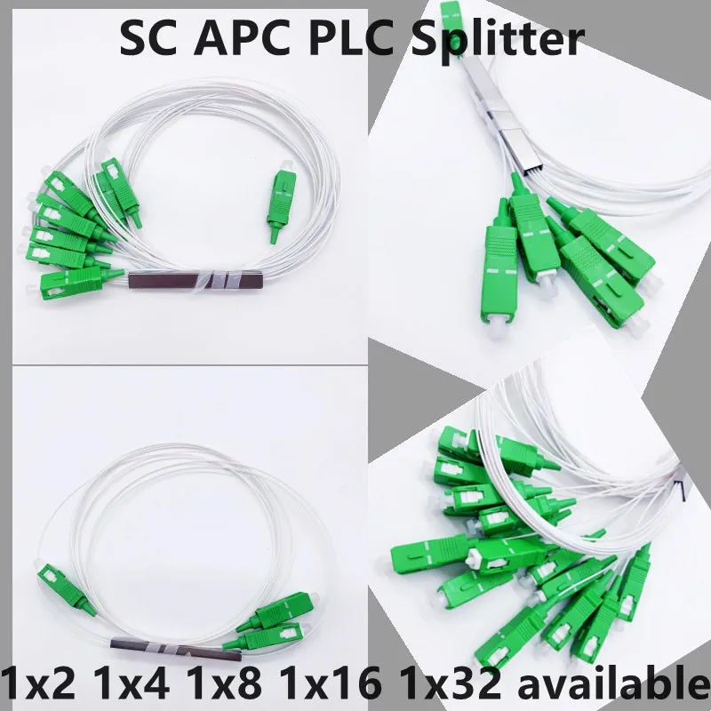 5 Pz 10 Pz Ftth Fibra Ottica Apc Connettore Splitter 1X2 Fibra Ottica Tubo Splitter Plc Splitter 1X2 1X4 1X8 1X16 1X32 Splitter
