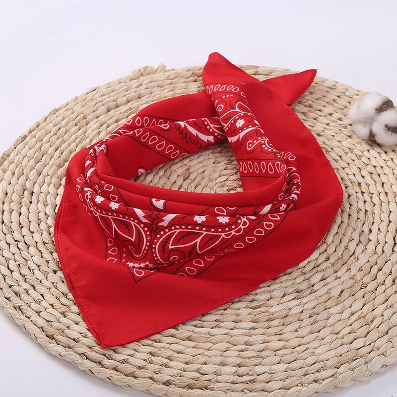 Bandana Men Women Hip Hop Printed Outdoor Headbands Band Wrist Wraps amoeba Scarves Christmas gift cotton headscarf women scarves