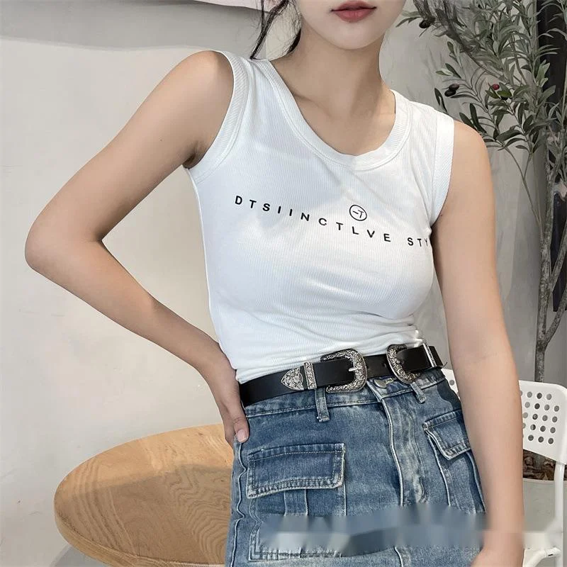 New Spicy Girl Doppia Testa Fibbia ad Ago Pantaloni Stile Semplice da Donna Cintura Tendenza Moda 23 Stagioni_voghion.com