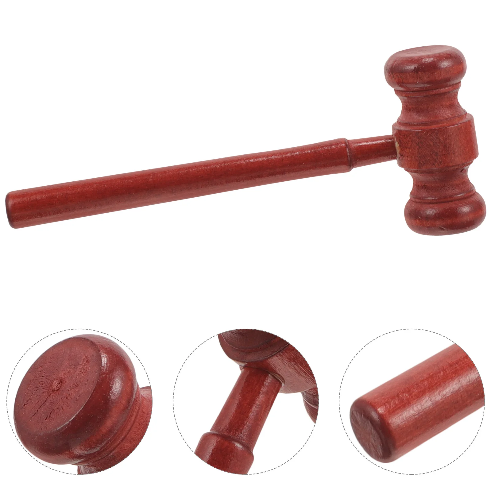 

Pillar Aldult Judge Hammer Shot Toddler Child Infant Toys Role Play Wood Gavel Law