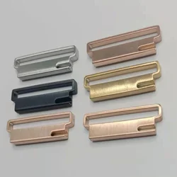 Quick Release Metal Watch Band Connector - Universal DIY Strap Adapter (2 - Pack) - 18mm to 20mm (Rose Gold)