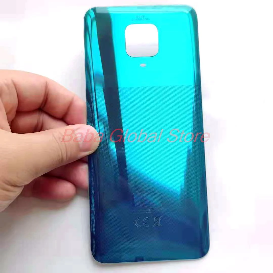 Back Glass Cover For Xiaomi Redmi Note 9 Pro / Note 9S Battery Cover Housing Door Chassis Red Mi 9Pro Repair Parts