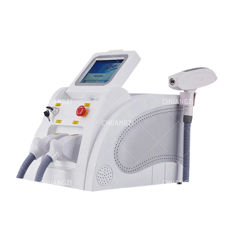 

Portables Laser Hair Removal Optimal Pulse Light Machine + Picosecond Tattoo Removal Permanent Painless Free Shipping