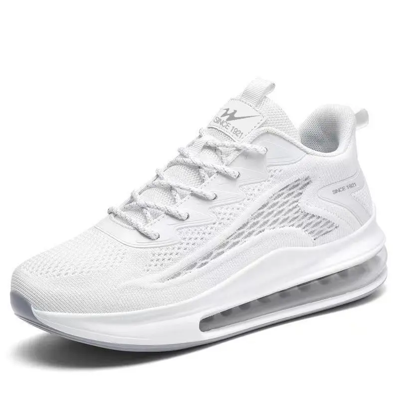 Flyweave Running Shoes New Shock-absorbing Air Cushion Sports Shoes Korean Style Height-increasing Fashionable Casual Shoes 5