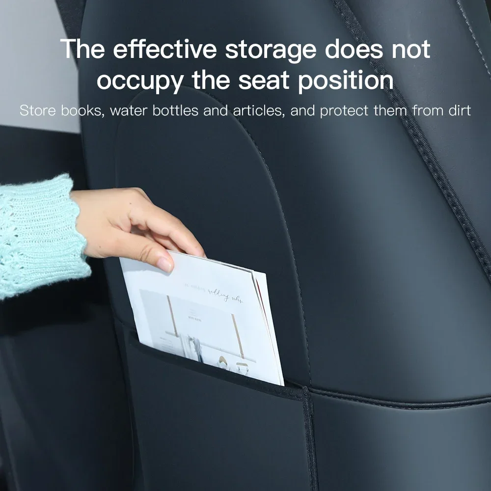 Auto accessories car seat protector back seat protector For Tesla Model 3 Model Y front seat child anti-kick pads all inclusive anti dirt cover for TESLA car seat accessories