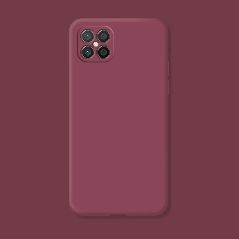 Shockproof TPU Liquid Silicone Protective Phone Back Cover -