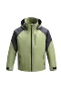 RANDY SUN Unisex Rain Jacket Mens Waterproof With Hood, Women's Raincoats, Reflective Lightweight Windbreaker 1