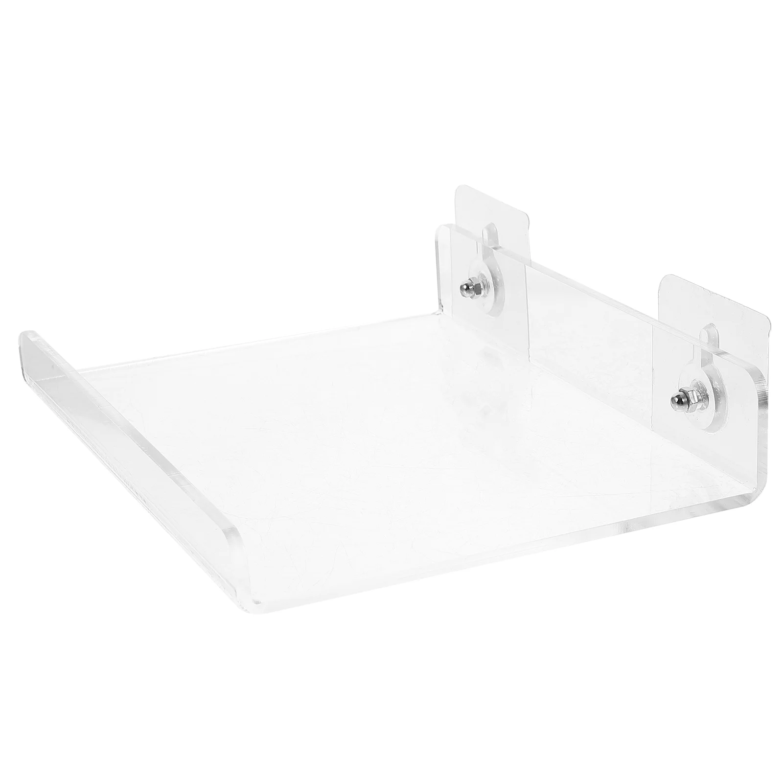

Shelf Small Spaces Wall Bathroom Hanging Mount Holder Kitchen Acrylic Seasoning Rack