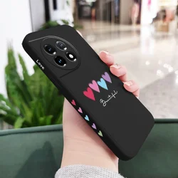 Vibrant Color Block Liquid Silicone Phone Case Cover - OnePlus 9RT 5G (Black)