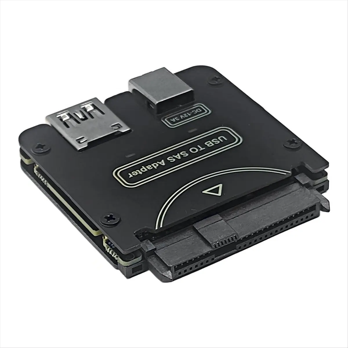 A10R USB to SFF-8482 SAS 29핀 어댑터 하드 디스크 드라이브 RAID 5Gbps HDD/SSD RAID 컨버터(칩셋 및 전원 포트 포함)