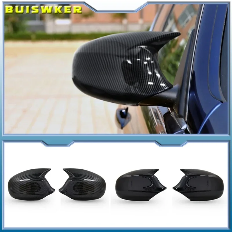 

Replacement Rearview Side Mirror Covers Cap For BMW E90 E91 E92 E93 E81 E87 E82 E88 3 1 Series M Accessories Carbon Fiber Gloss