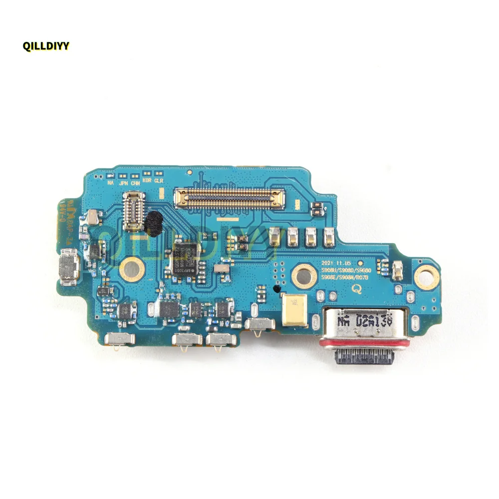 45W USB Charging Board Connector Plug Port Dock with Flex Cable for Samsung Galaxy S22 Ultra