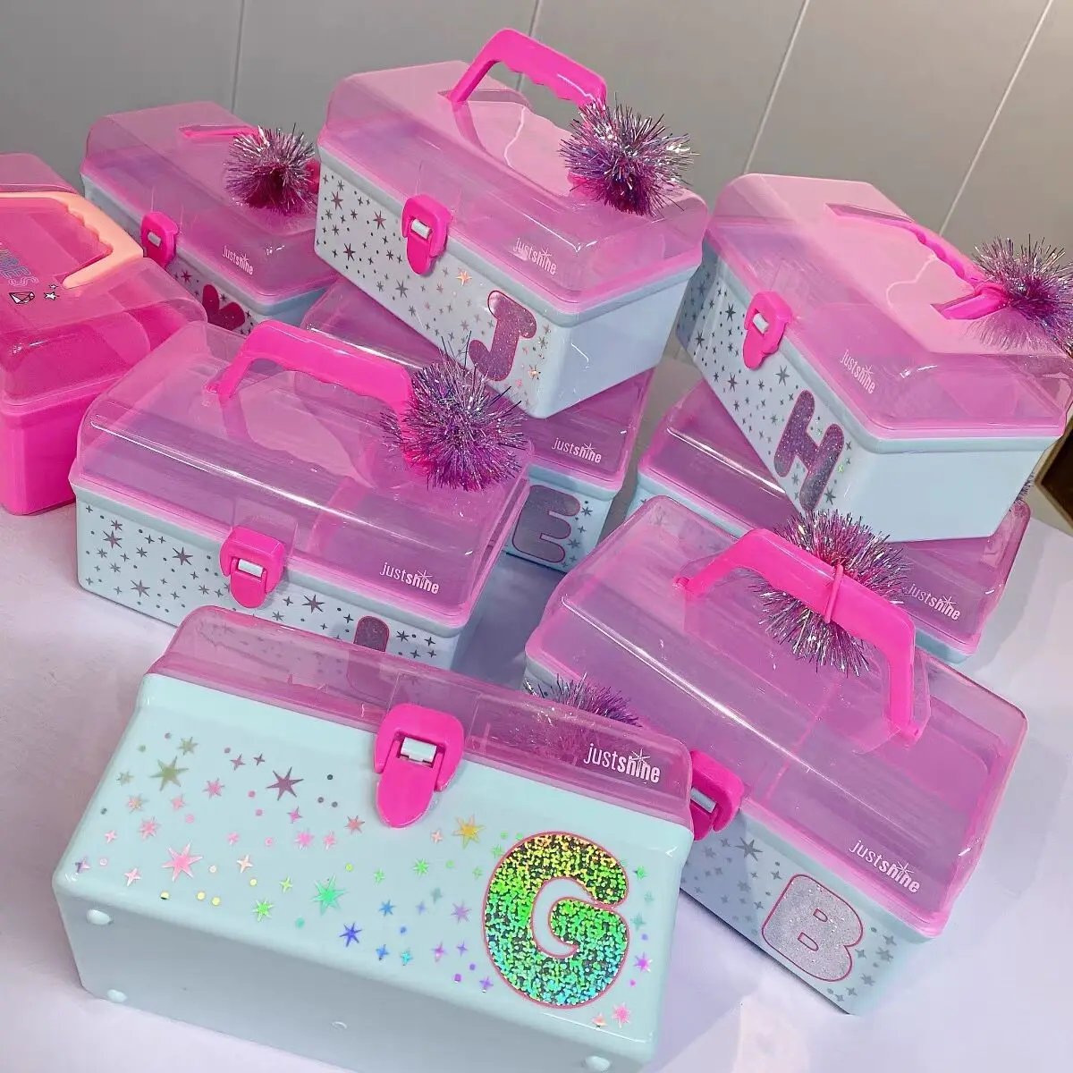 Girl Hair Accessories Storage Box, Children's Baby Hairpin, Rubber Band