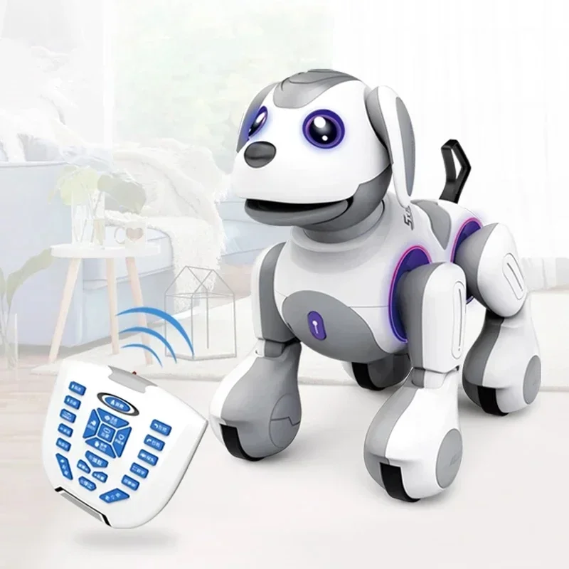 NEW Educational Remote Control dogs Toy Electronic Pet smart Robot Dog Voice Remote Control Music Song Children's Toy Child gift 5