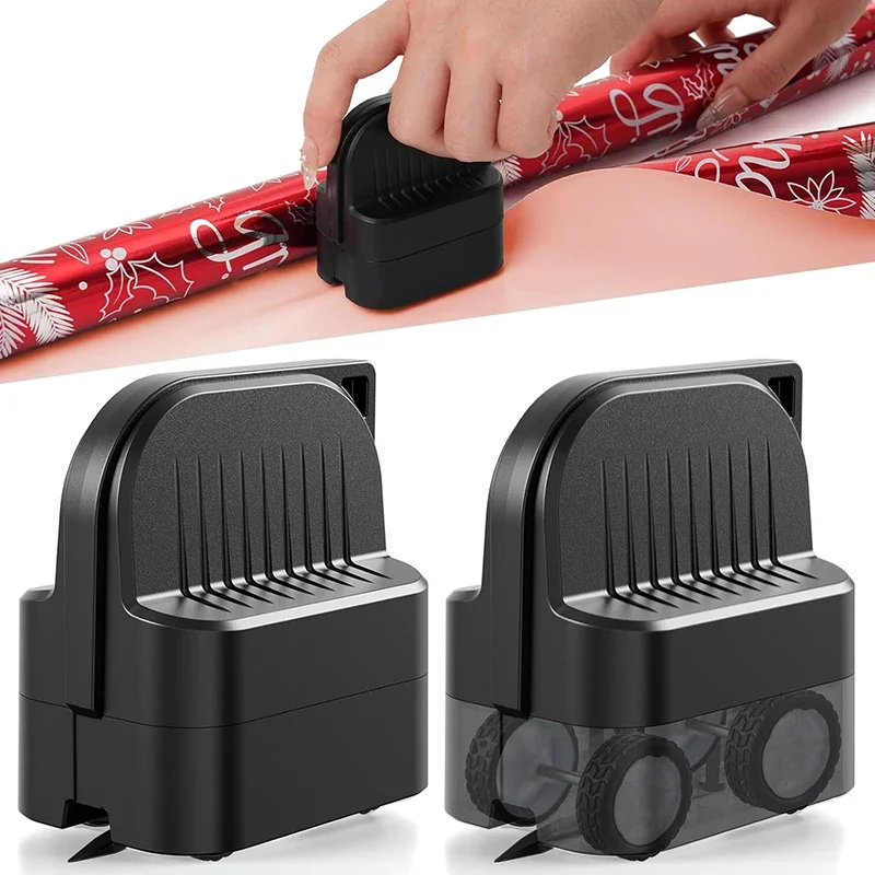 wrapping paper cutter gift wrap cutter Christmas gift wrapping paper roll cutter with 2 interchangeable blades 1 piece