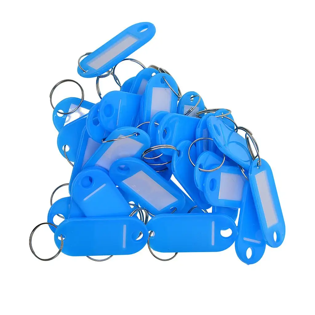 

50PCS ASSORTED S COLOURED ID TAGS NAME LABEL FOB BIG