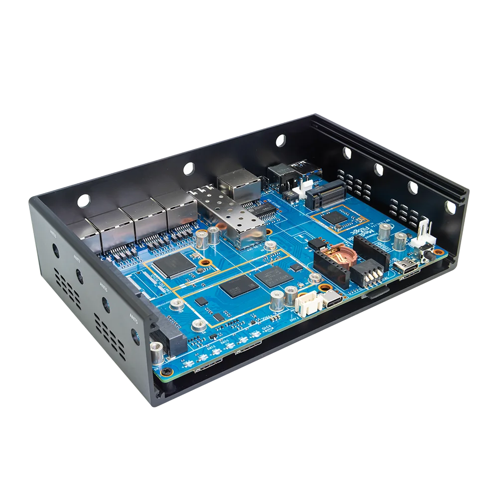 Banana Pi Metal Case For BPI-R4 Lite Smart Router Board Protective Shell Withou