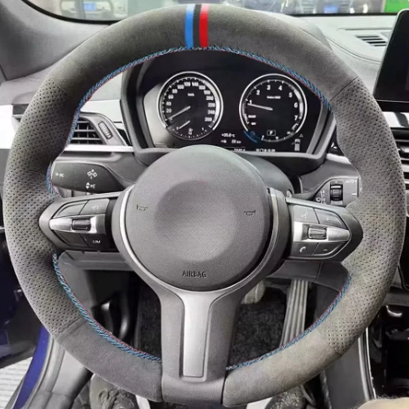 Coprivolante Per Auto In Vera Pelle 9 Colori Volante Per BMW G30 X5 E53 X3 E83 F25 E46 E87 120i 320i M2 M3 E36 M4 Acquista In Modo Economico - Spedizione Gratuita