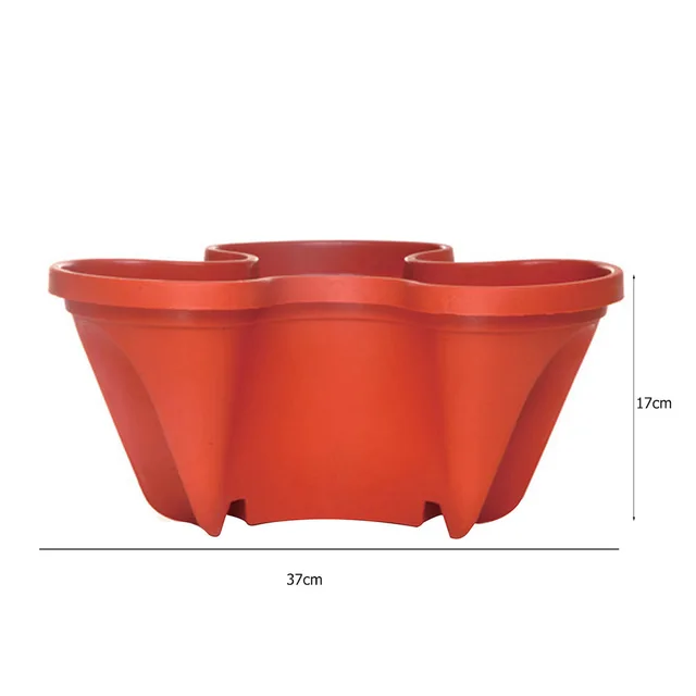 Egymásra Rakható Eper Virágüzem Edénymente Space Potter Rander Kertész Edények Műanyag Torony Tálca Kerti Edény - Image 6