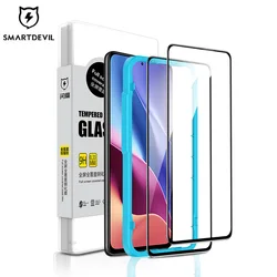 SmartDevil Full Cover HD Anti - Blue Ray Tempered Glass Screen Protector for Anti Blue Light (For Redmi Turbo 3)