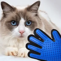 Silicone Pet Hair Remover Gloves Dog Cat Massage Bath Brush Gentle Grooming Cleaning Hair Sticking Tool Best Gift For Pet Owner - Image 4