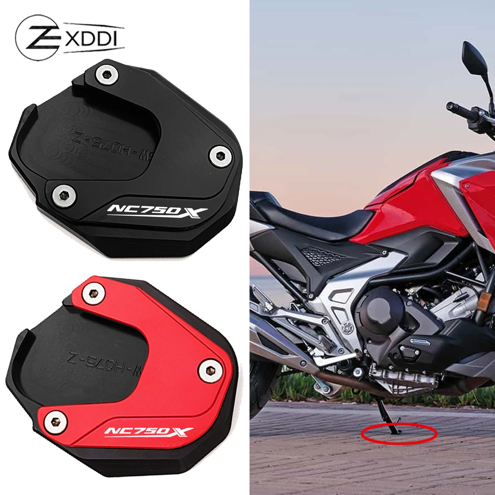 Motorcycle CNC Kickstand Zijstandaard Extension Pad Accessoires