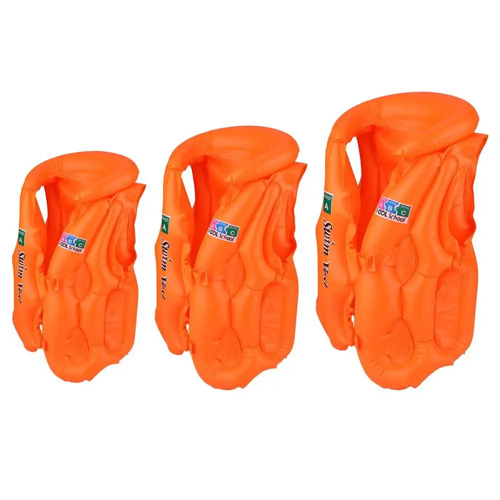 Summer Children Inflatable Swimming Life Jacket 3 Colors Buoyancy Safety Jackets Boating Drifting Lifesaving Vest Life Waistcoat life jacket