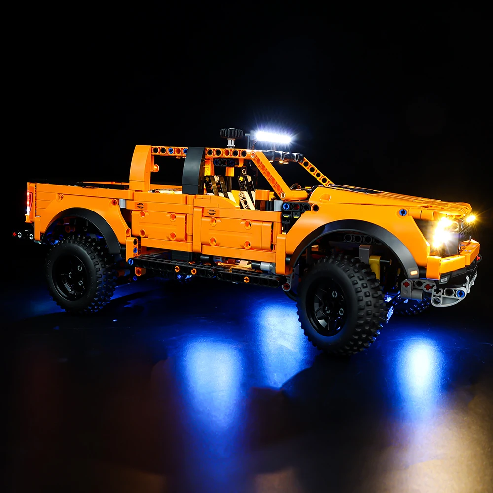 Led Light Kit Building Blocks F-150 Raptor Pickup Car For LEGO Technical 42126(Only Light Kit Included)