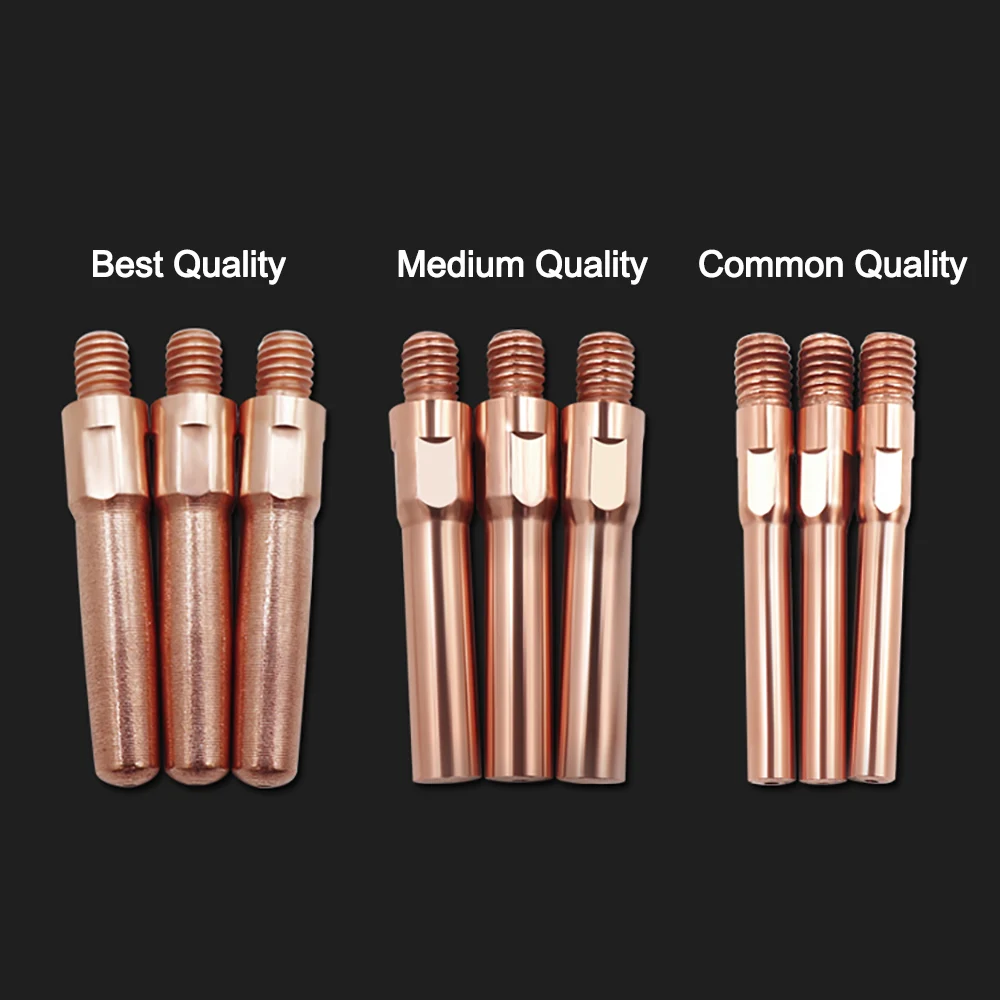 3PCS Panasonic 200A 350A 500A Welding Torch Conductive Tube Copper Contact Tip Carbon Dioxide Shielded Welding Torch Accessories