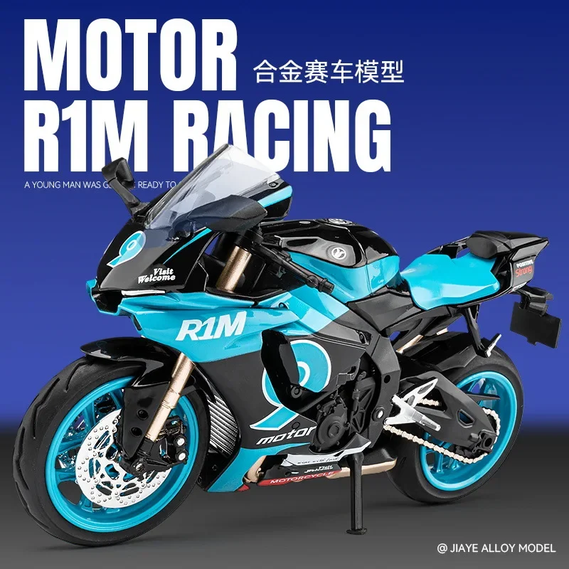 

Гоночный мотоцикл Nicce 1:12 Yamaha R1M, модель из сплава, коллекция для взрослых, украшения, подарки, игрушки для мальчиков