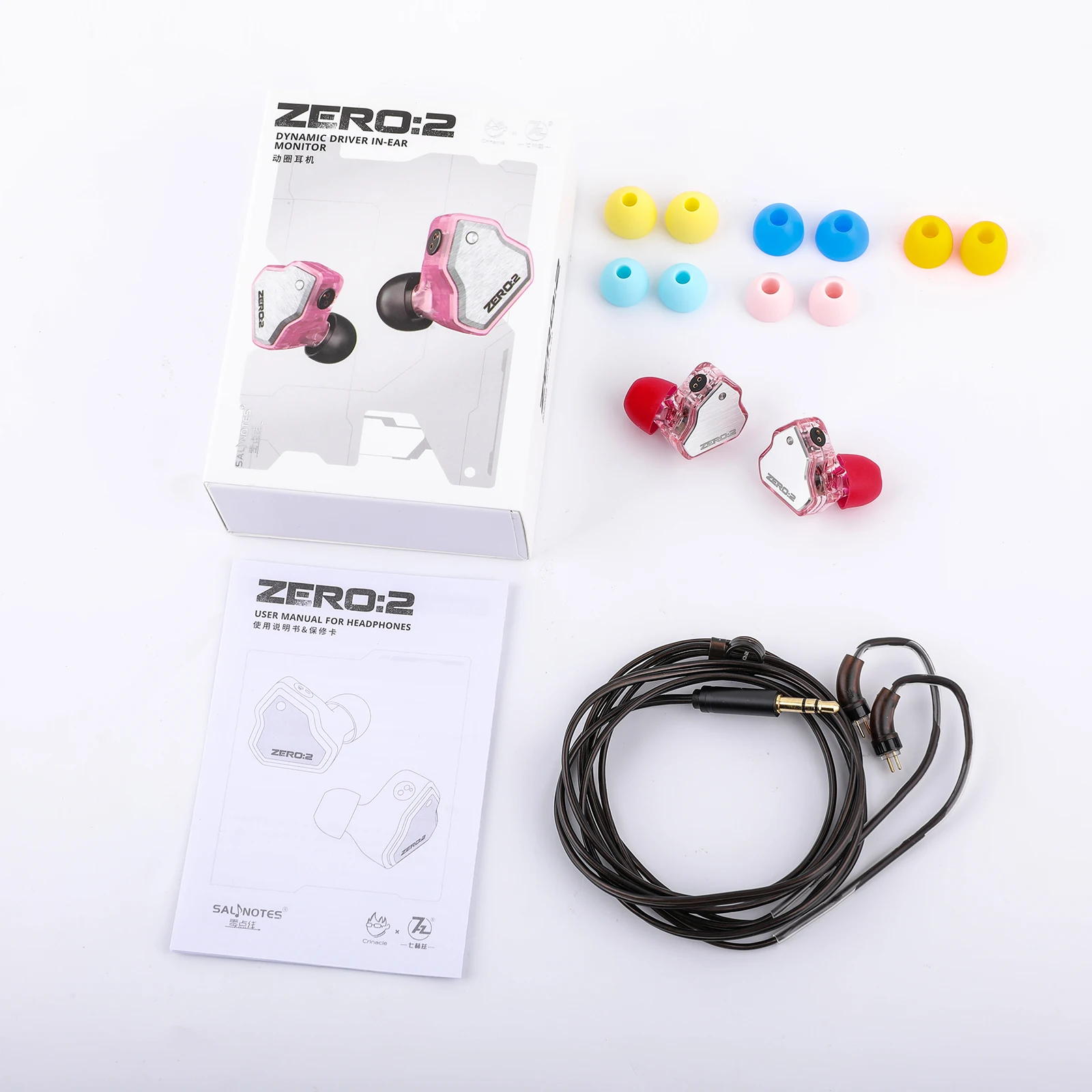 7Hz x Crinacle Zero :2 Updated 10mm Dynamic Driver IEM Wired Earbuds Earphones Gaming Earbuds with OFC IEM Cable for Musician 4