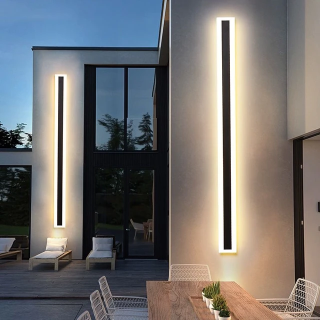 Diseño moderno de pared de luz LED Lampara de pared exterior