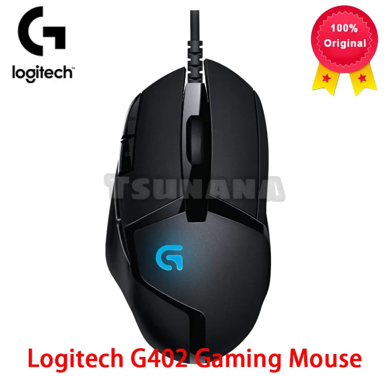 Мышь Logitech G402 Hyperion Fury Проводная игровая 4 000 DPI легкая 8 программируемых кнопок