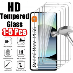Premium Tempered Glass Screen Protector for Smartphones - 1-5 Pack (Note 14 5G)