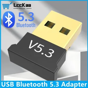 USB Bluetooth 5.3 Adapter Transmitter Receiver Wireless USB Bluetooth Audio Adapter Bluetooth Dongle for PC Computer Laptop