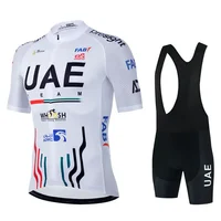Uae New Pro Team 2025 Cycling Jersey Set Men's Summer Bike Mountain Uniform Ropa Ciclismo Maillot Hombre Bicycle Clothing Suit 1