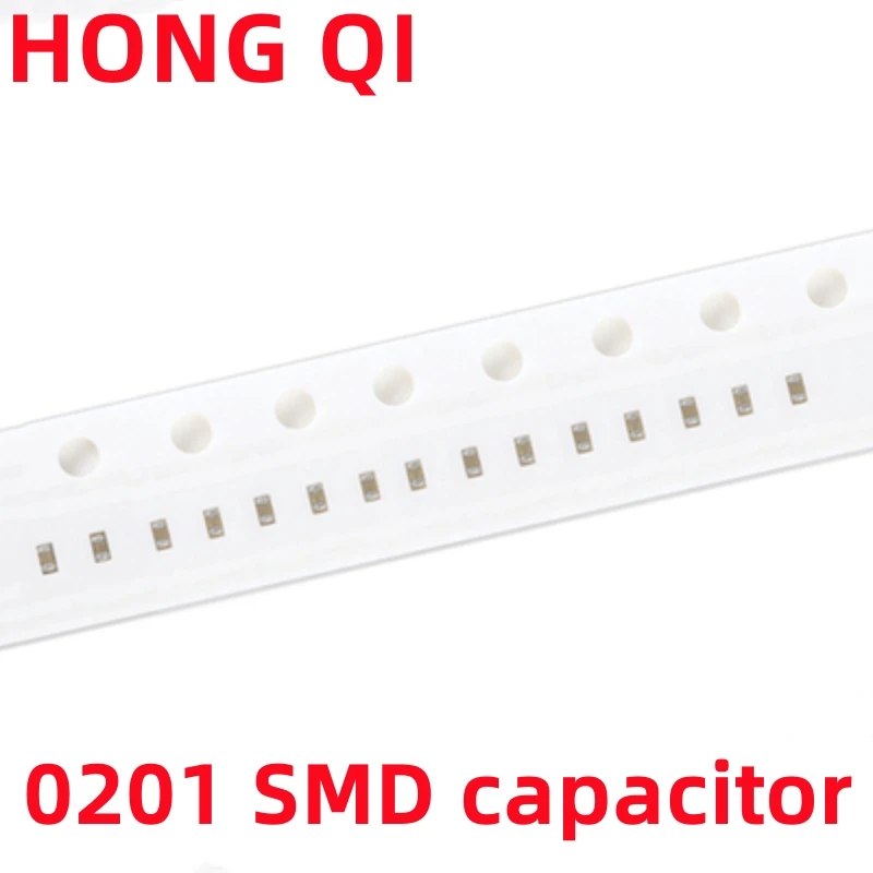 

100PCS 0201 0.5PF- 4.7UF SMD Chip Ceramic capacitor Full series capacitance value MLCC 33PF 1NF 10NF 100NF 1UF 2.2UF