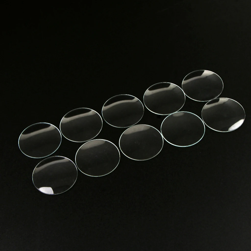 Verre De Montre Bombe à Lentille Plate - Diamètre 34.9 Mm - Pour Réparation Ou Remplacement