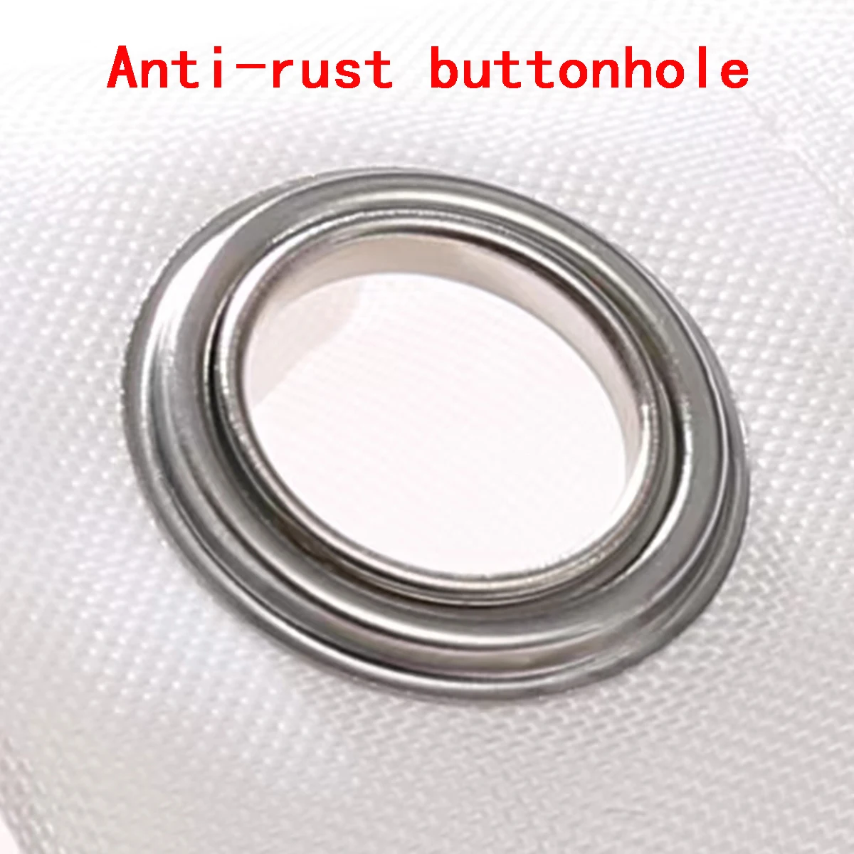 A gray shower curtain, waterproof, moisture-proof, suitable for the bathroom, balcony, metal buttonhole, with hooks, multi-size