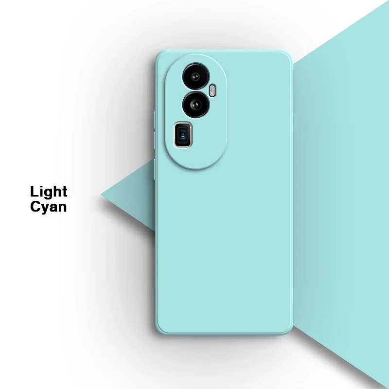 Candy Color Soft Liquid Silicone Back Case with Camera Protection