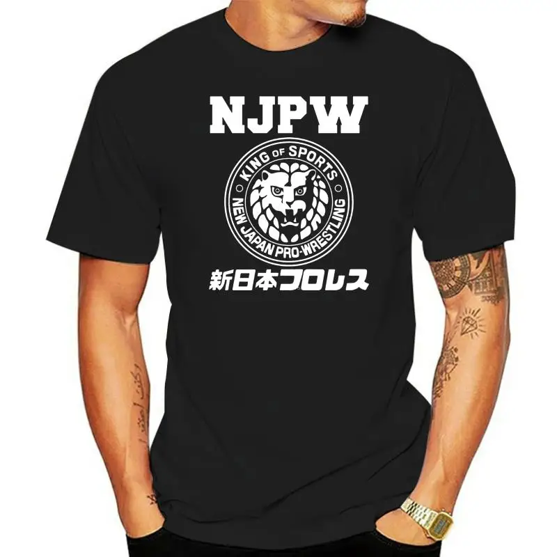 

2022 Hot sale Fashion NJPW NEW PRO PURORESU LION LOGO Design T Shirt Tee shirt