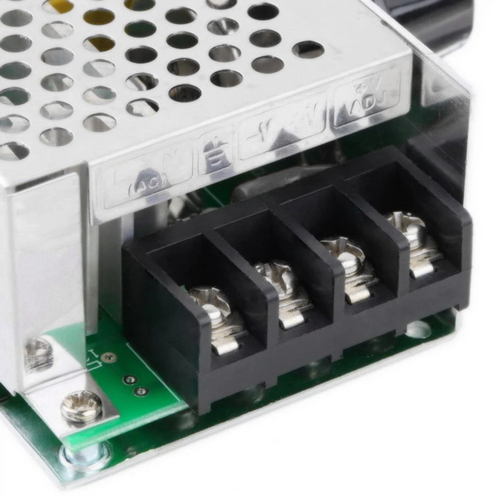 4000W Thyristor Governor AC 220V Electronic Volt Regulator High Power Speed Controller for Adjusting Dimming Speed Temperature